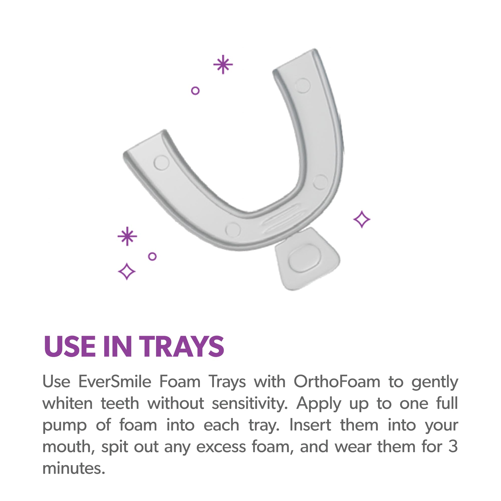 EverSmile OrthoFoam Braces Cleaner Travel Size 25ml 4-Pack