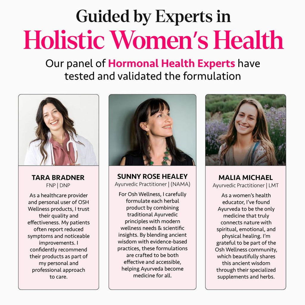 Ayurvedic Hormone Balance for Women | Cortisol Manager | Regulates Estrogen | Made in USA | Ashwagandha, Rhodiola, & Shatavari | Mood, Energy, & Sleep Support | Stress Relief | 60 Ct. - OSH Wellness
