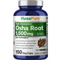 NusaPure OSHA Root Extract 1500 mg – 150 Vegan Caps (10:1, Bioperine, Non-GMO)
