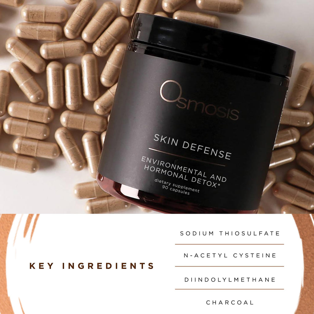 Osmosis Skincare Skin Defense Supplement – Environmental Detox, 60 Count