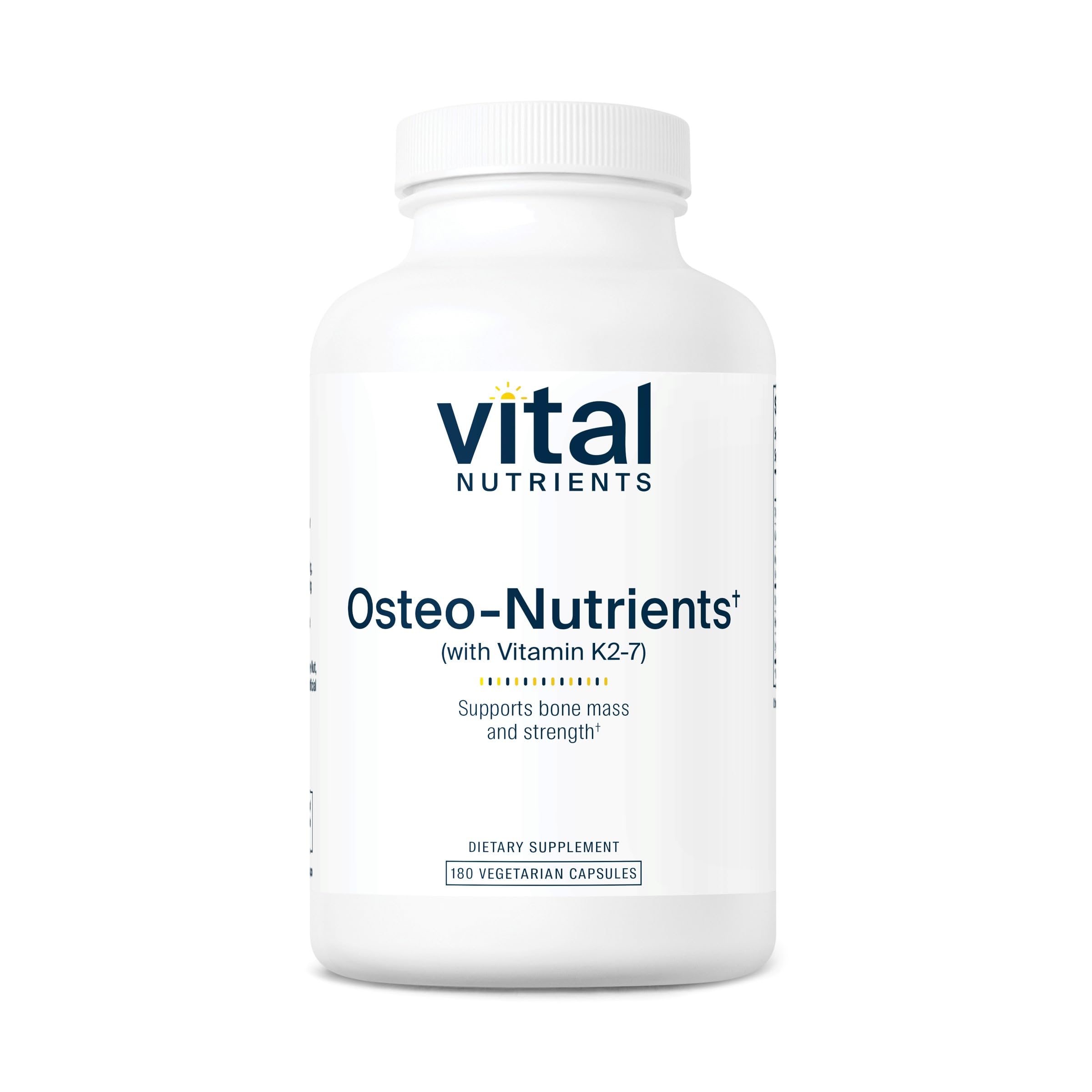 Vital Nutrients Osteo-Nutrients – K2+D3, Calcium & Magnesium for Bone & Heart Health