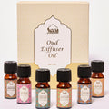 Oud Diffuser Oil Gift Set – 6 x 10ml | Pure Halal Oudh Oils | Dukhni