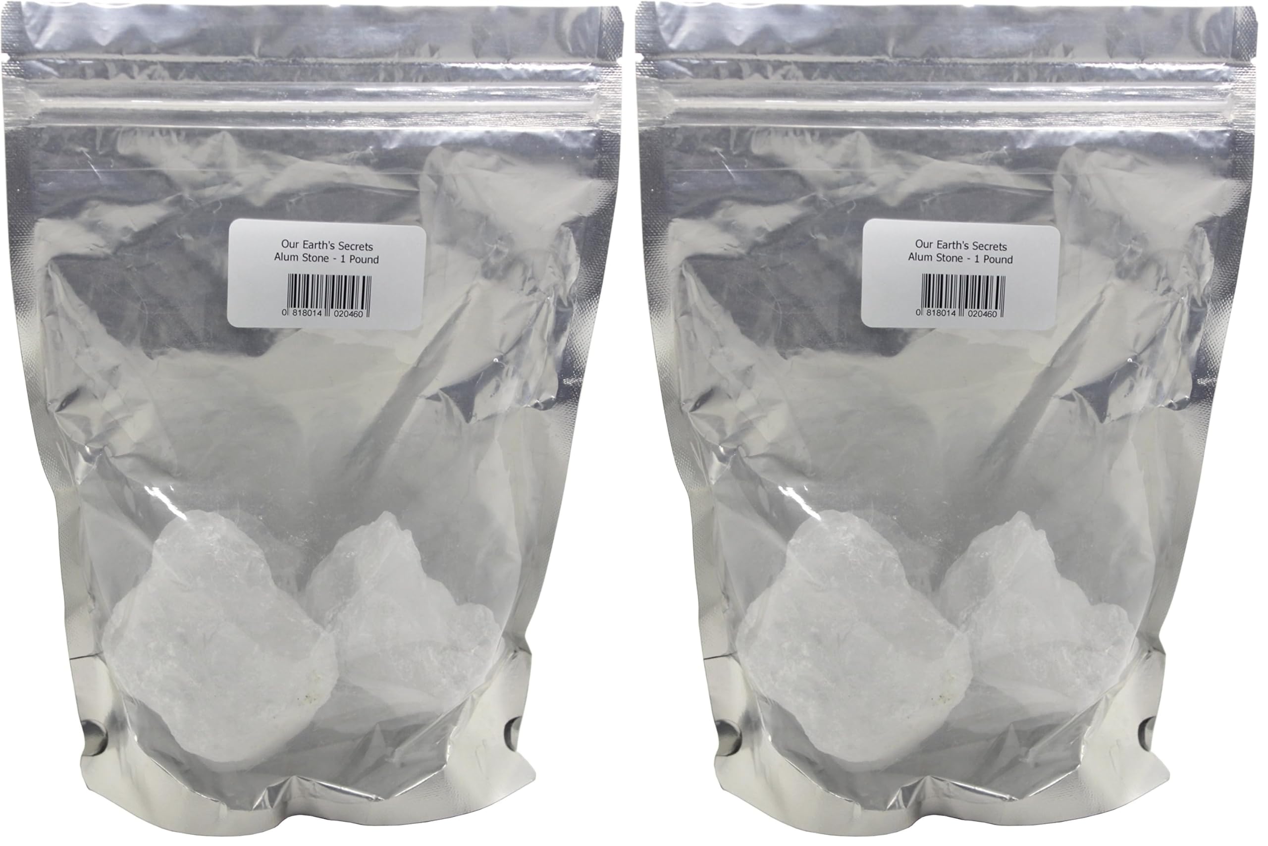 Our Earth's Secrets Alum Stone - 1 Pound (Pack of 2)
