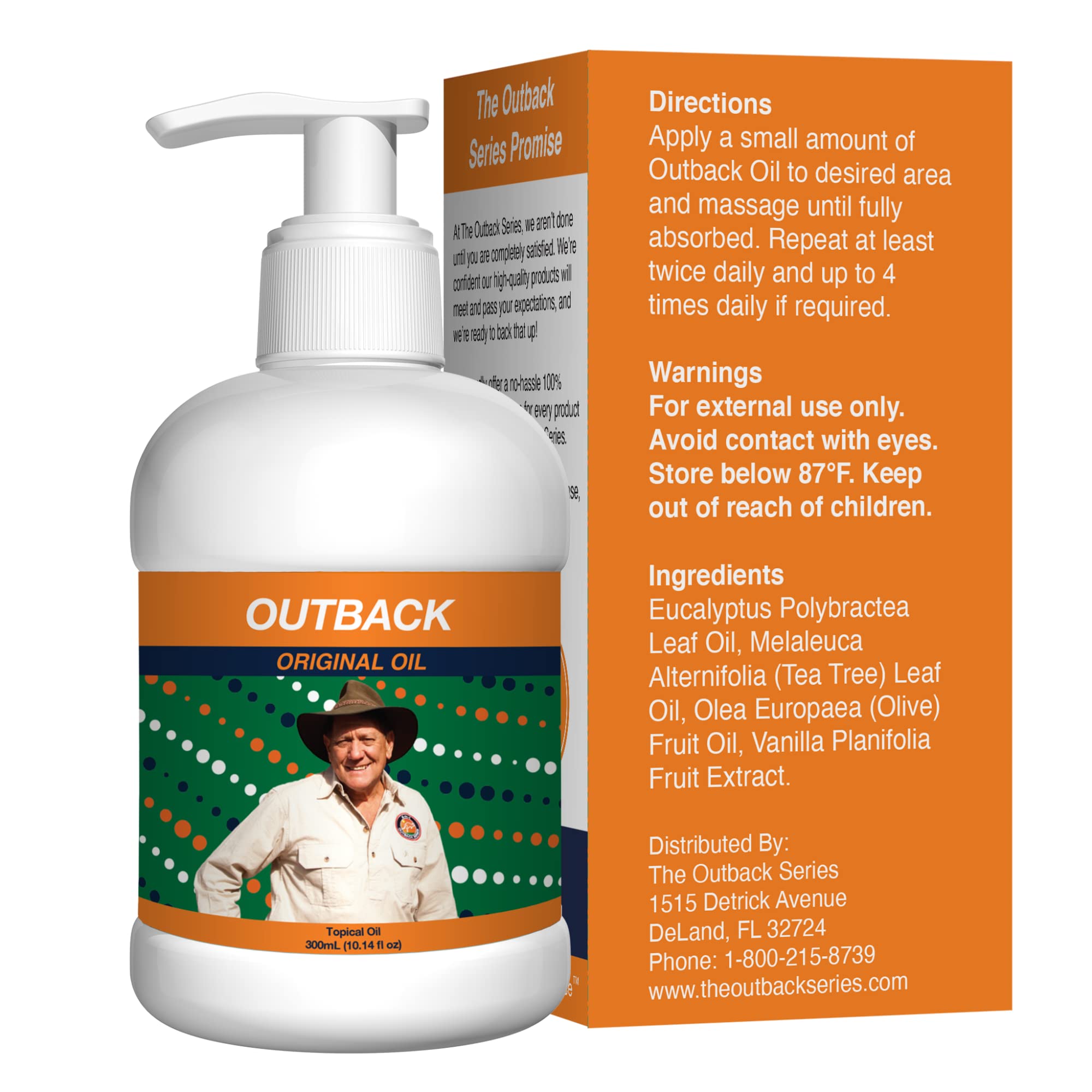 Outback Series Original Oil Pump 300mL (10.14 fl oz) – All-Natural Massage Oil