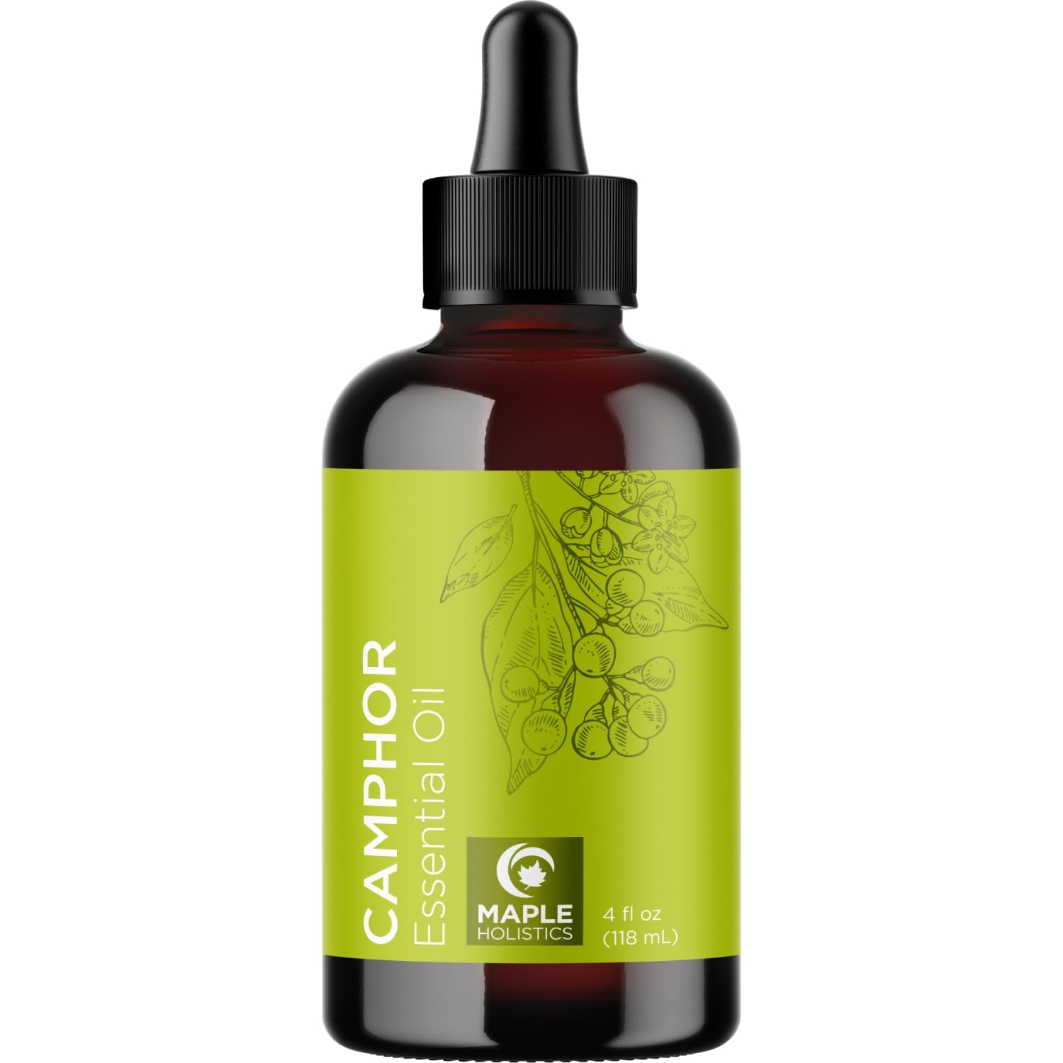 Pure Camphor Essential Oil 4 oz – 100% Pure for Aromatherapy & DIY