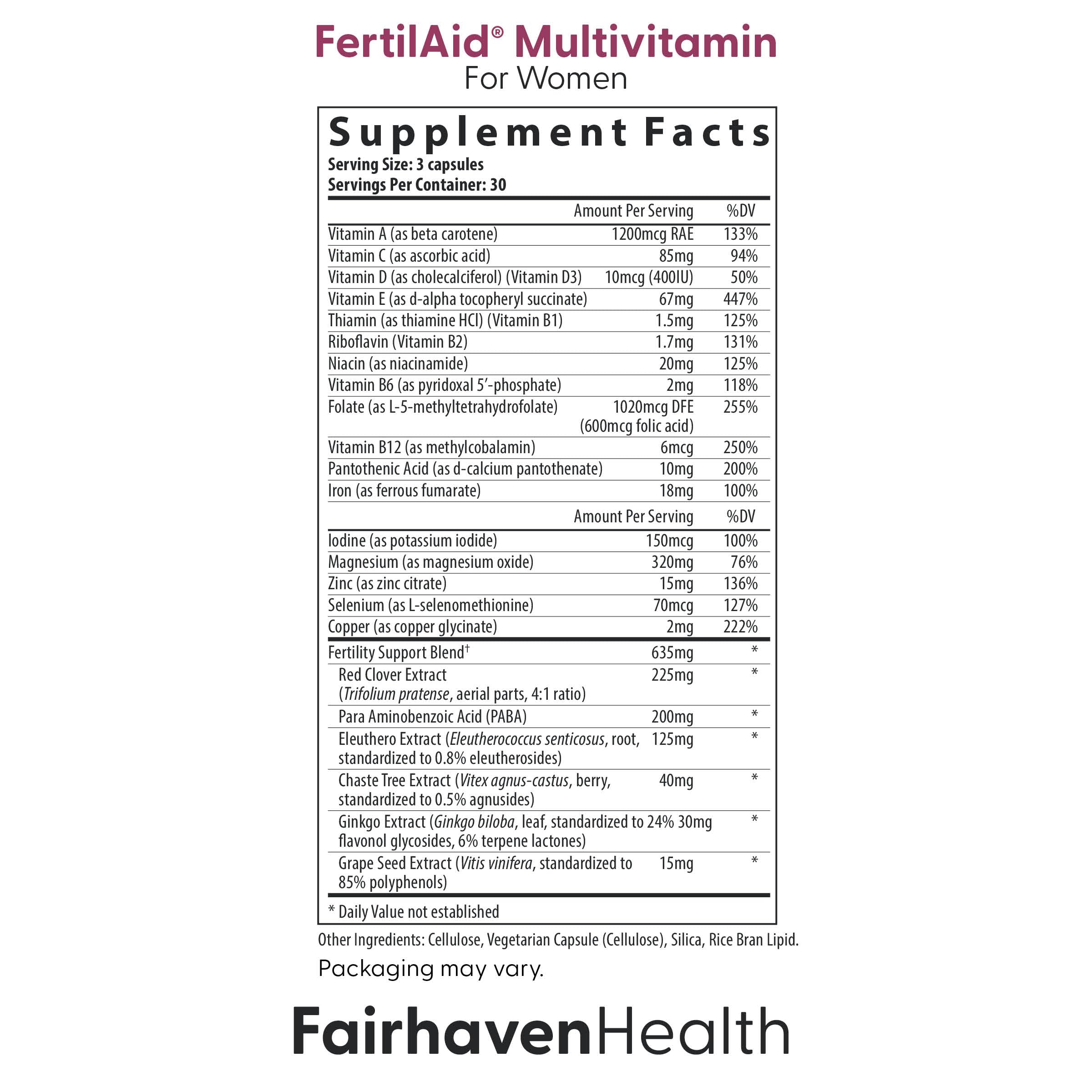 FertilAid for Women & Ovaboost Combo – Fertility Supplements (Ovulation & Egg Quality)
