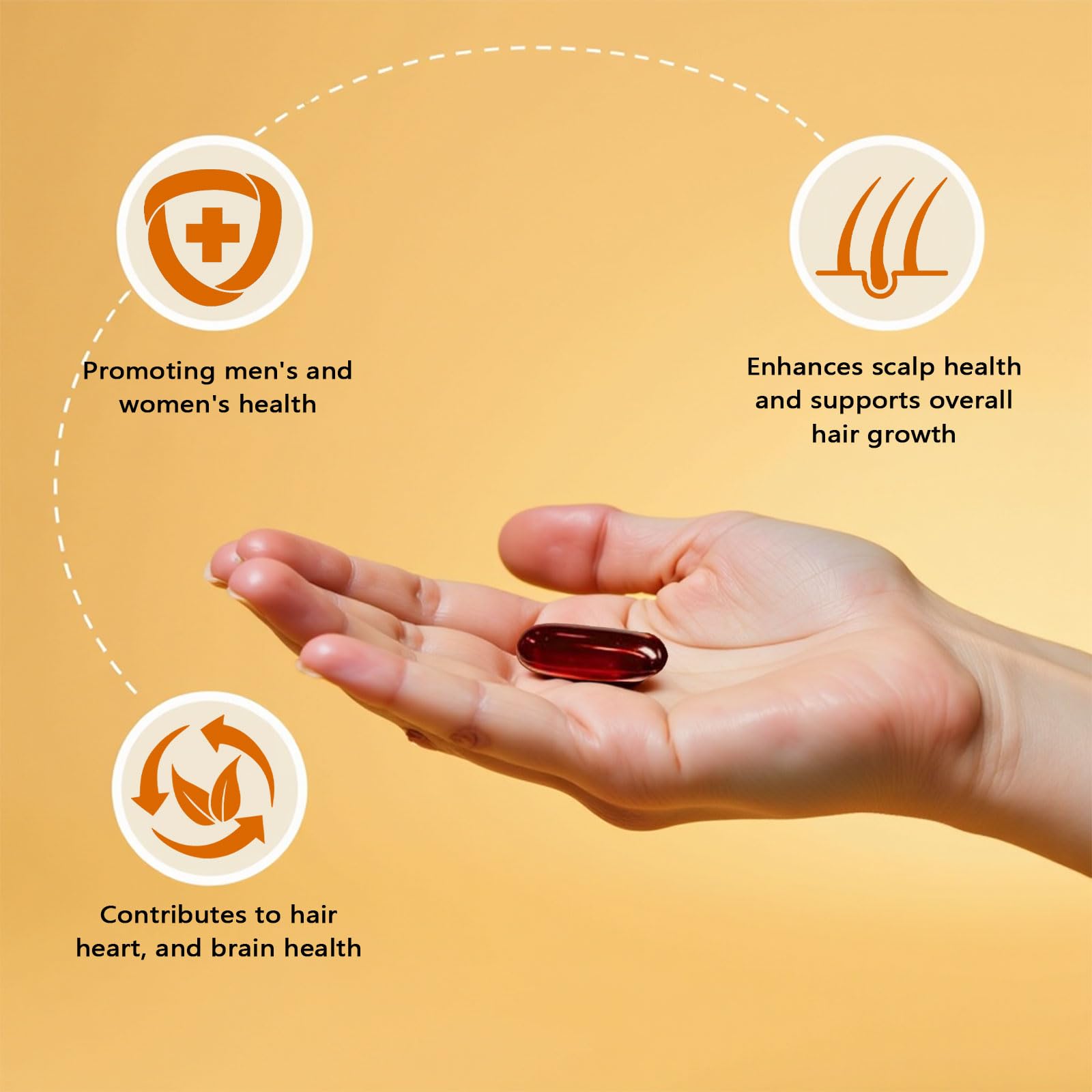Ovela Pumpkin Seed Oil Capsules with Saw Palmetto – Hair Growth & Scalp Health | 200 Softgels