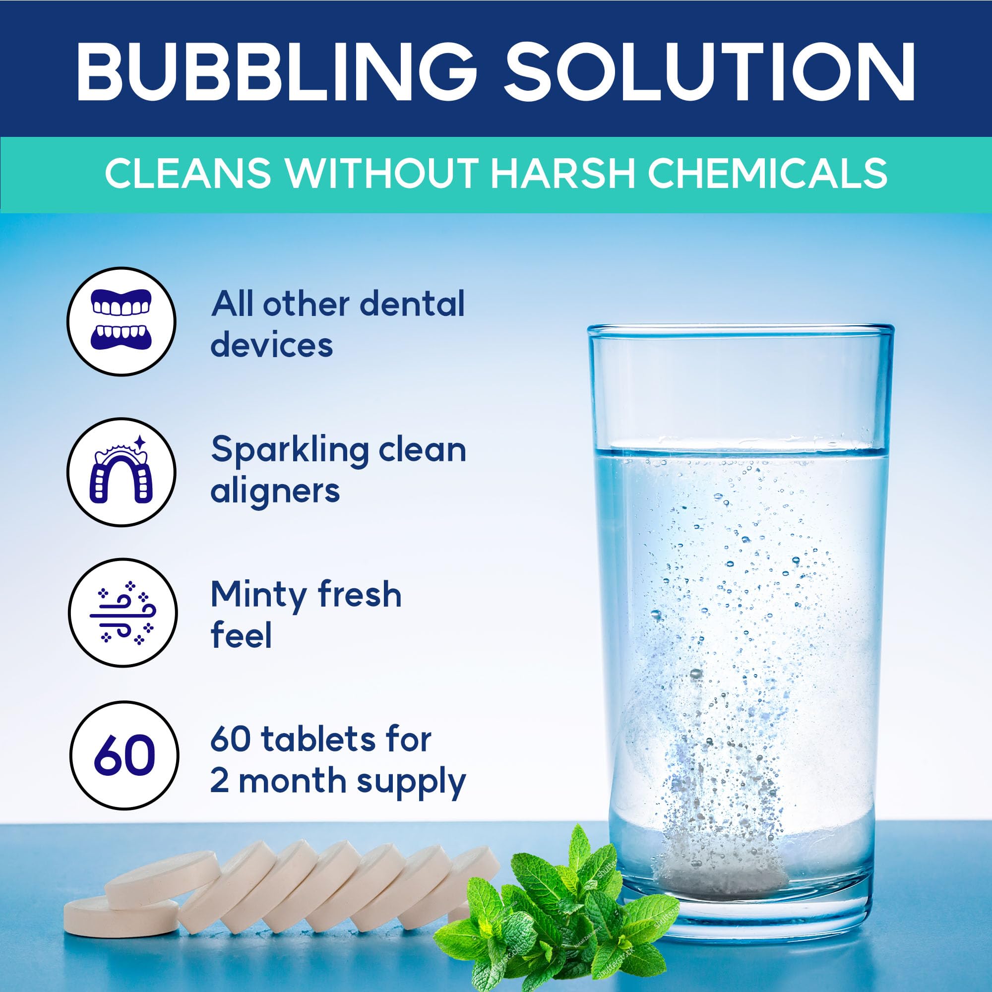 Difiney Anti Snoring Device Cleaner Tablets – Retainer & Invisalign Cleaner