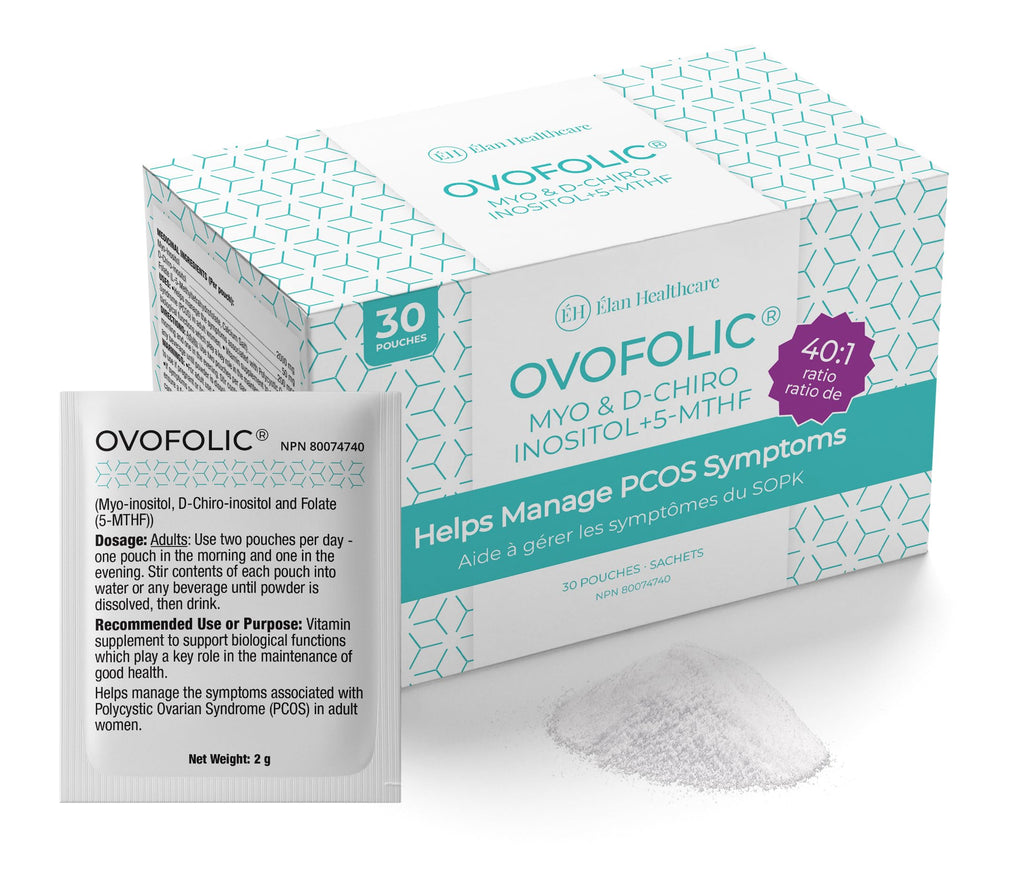 Ovofolic Inositol Supplement – Myo-Inositol & D-Chiro Inositol 40:1 Ratio | 30 Sachets