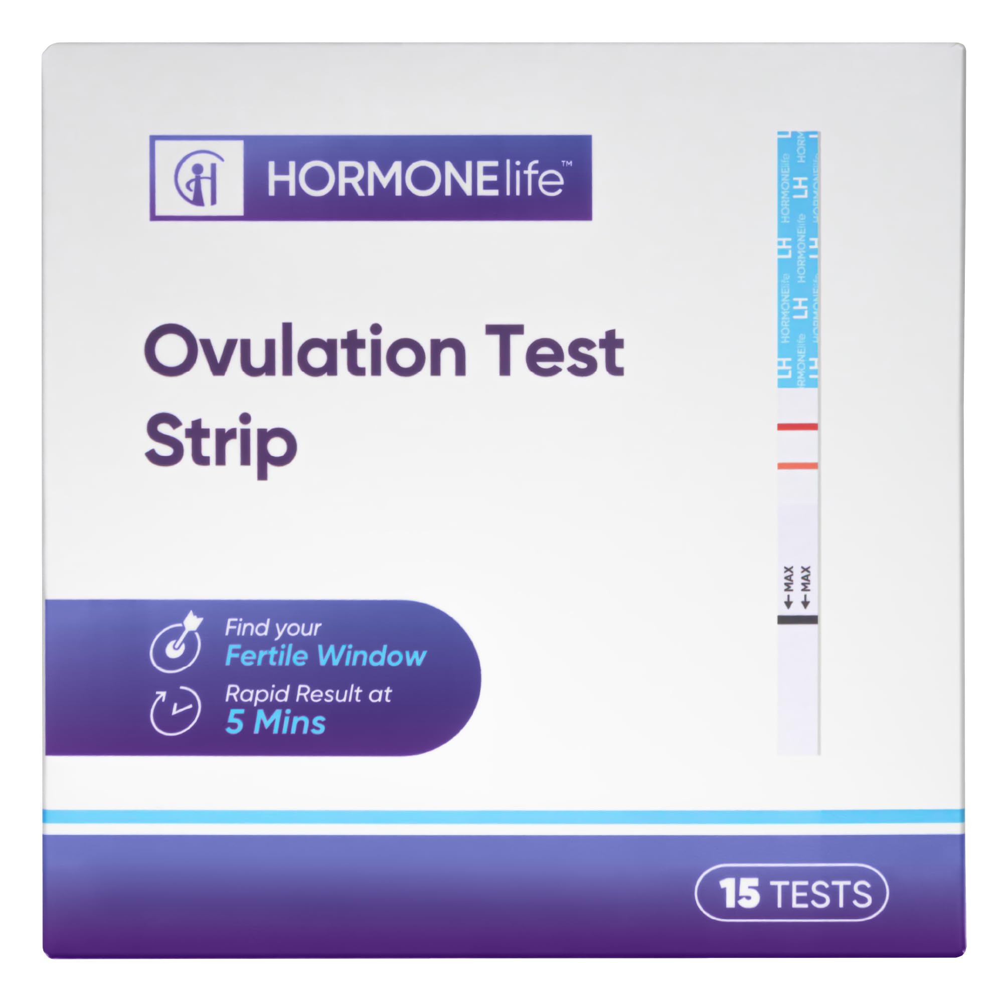 Ovulation Test Strips – LH Test for Ovulation Detection (15/30 Count)