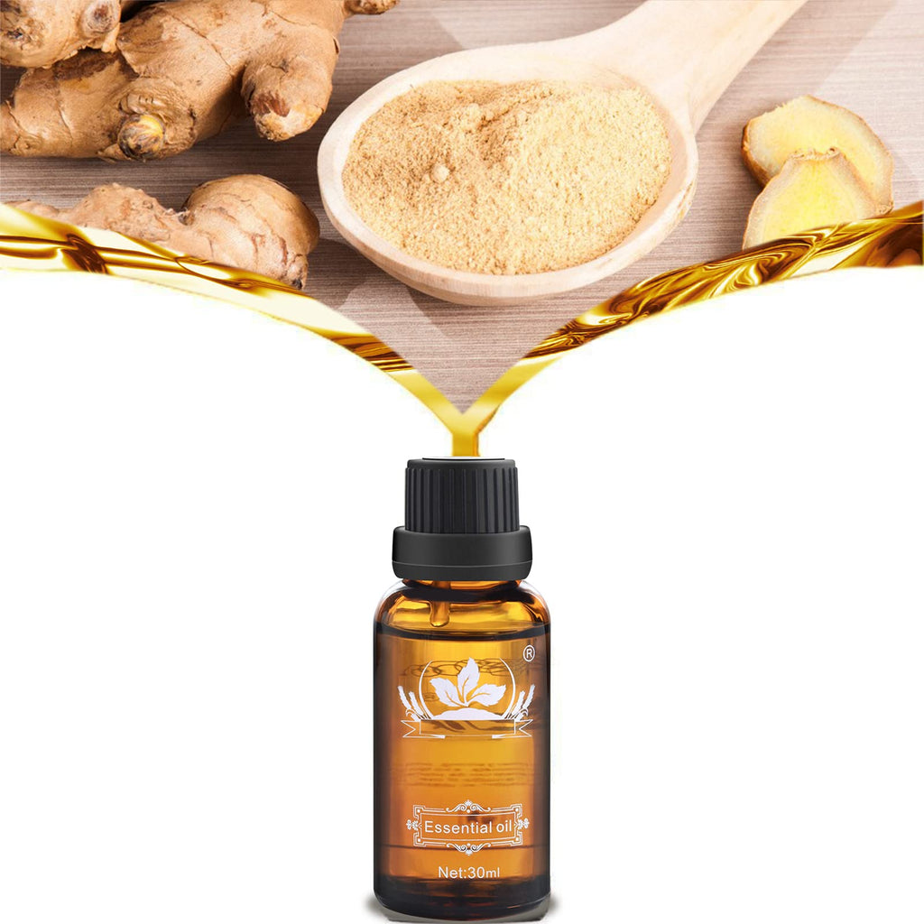 Ownest 3 Pack Ginger Massage Oil | 100% Pure Natural Ginger Oil for Lymphatic Drainage & Spa-at-Home - 30ml