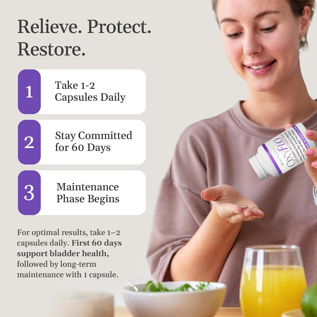 OxyFlo Bladder Control Supplement | Flowens Cranberry | 30 Servings | Made in USA