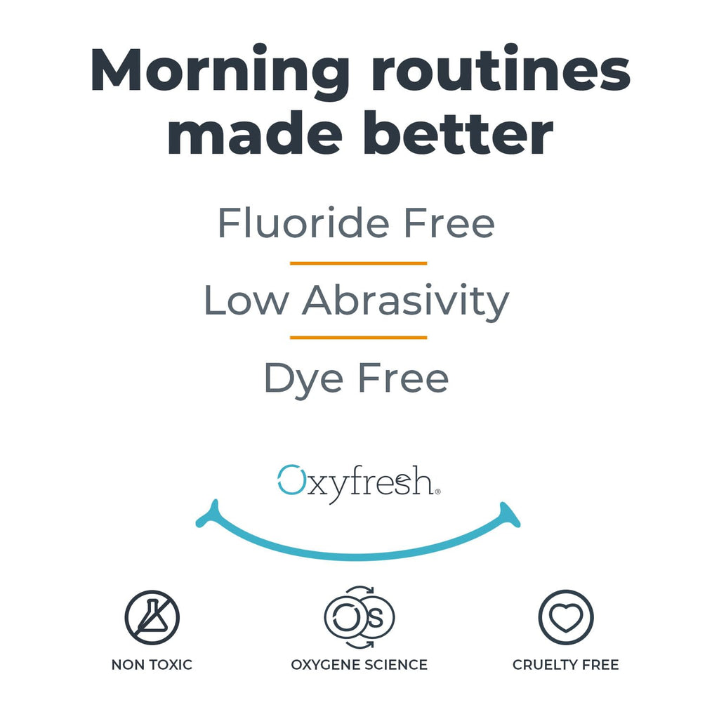 Oxyfresh Pro Formula Fresh Mint Toothpaste – Gentle Low Abrasion, Fluoride-Free, 5.5 oz Pack of 2