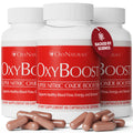 OxyNaturals OxyBoost Nitric Oxide Supplement – Circulation, Heart Health & Energy Support – 180 Capsules (3-Pack)