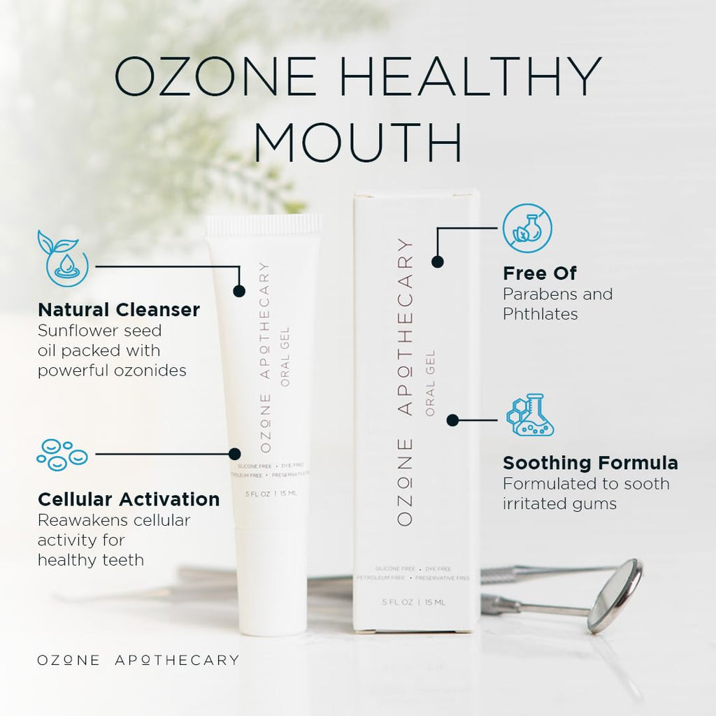 Ozone Apothecary Oral Gel – Antibiotic-Free Ozone Oil Dental Care