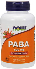 PABA 500mg 100 Capsules – Pack of 2 | B-Vitamin Supplement