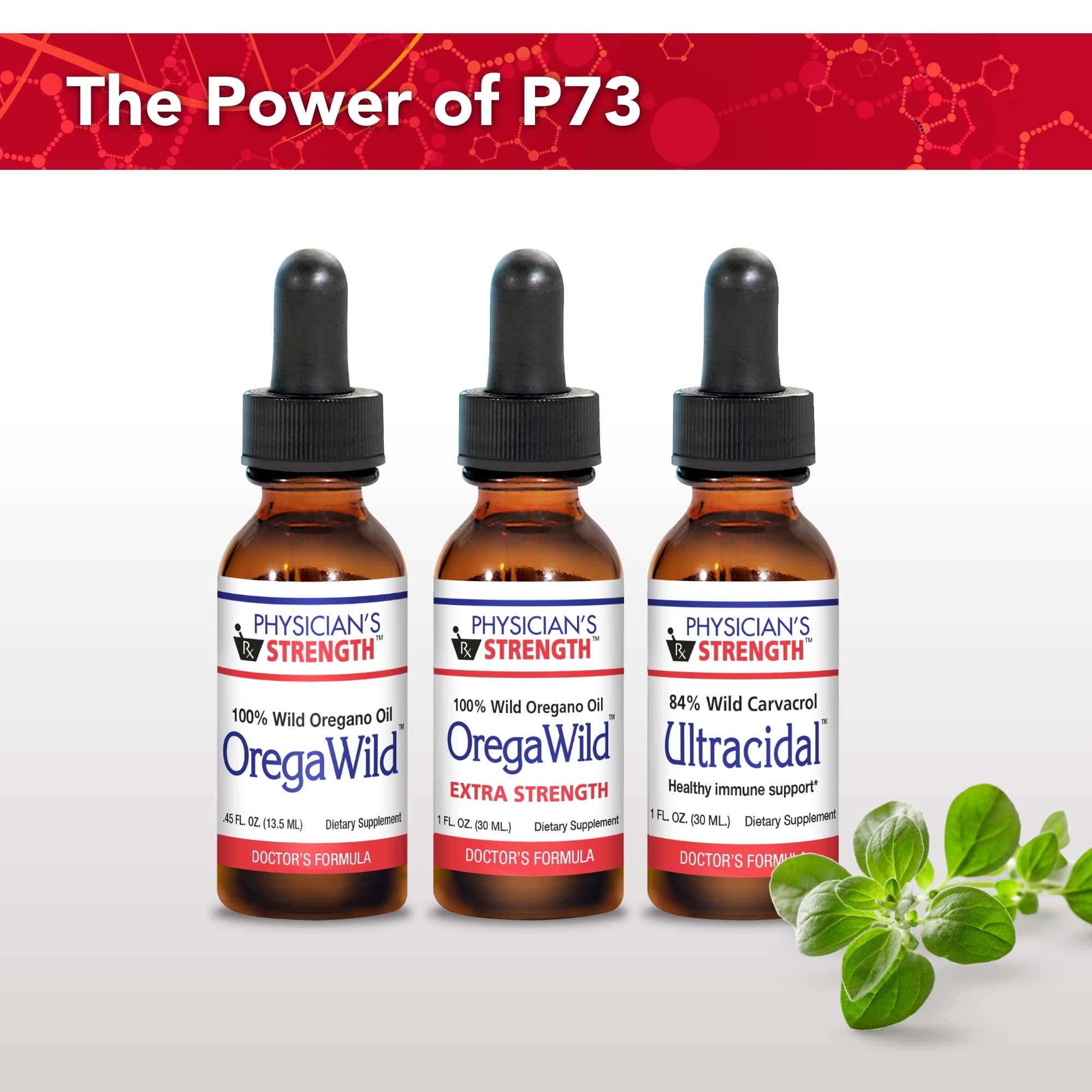 Physician's Strength OregaWild Extra Strength - 30 ml | Wild Oregano Oil