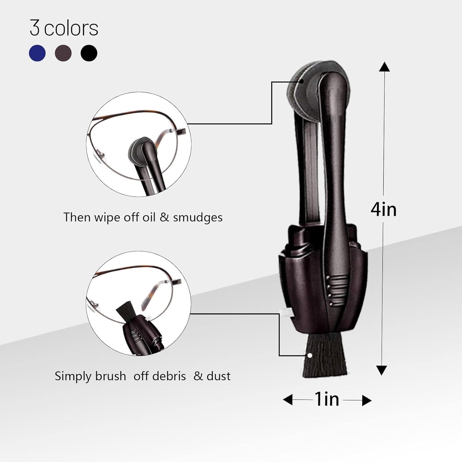 Eye Glasses Cleaner (3PC) - Portable Carbon Microfiber Kit