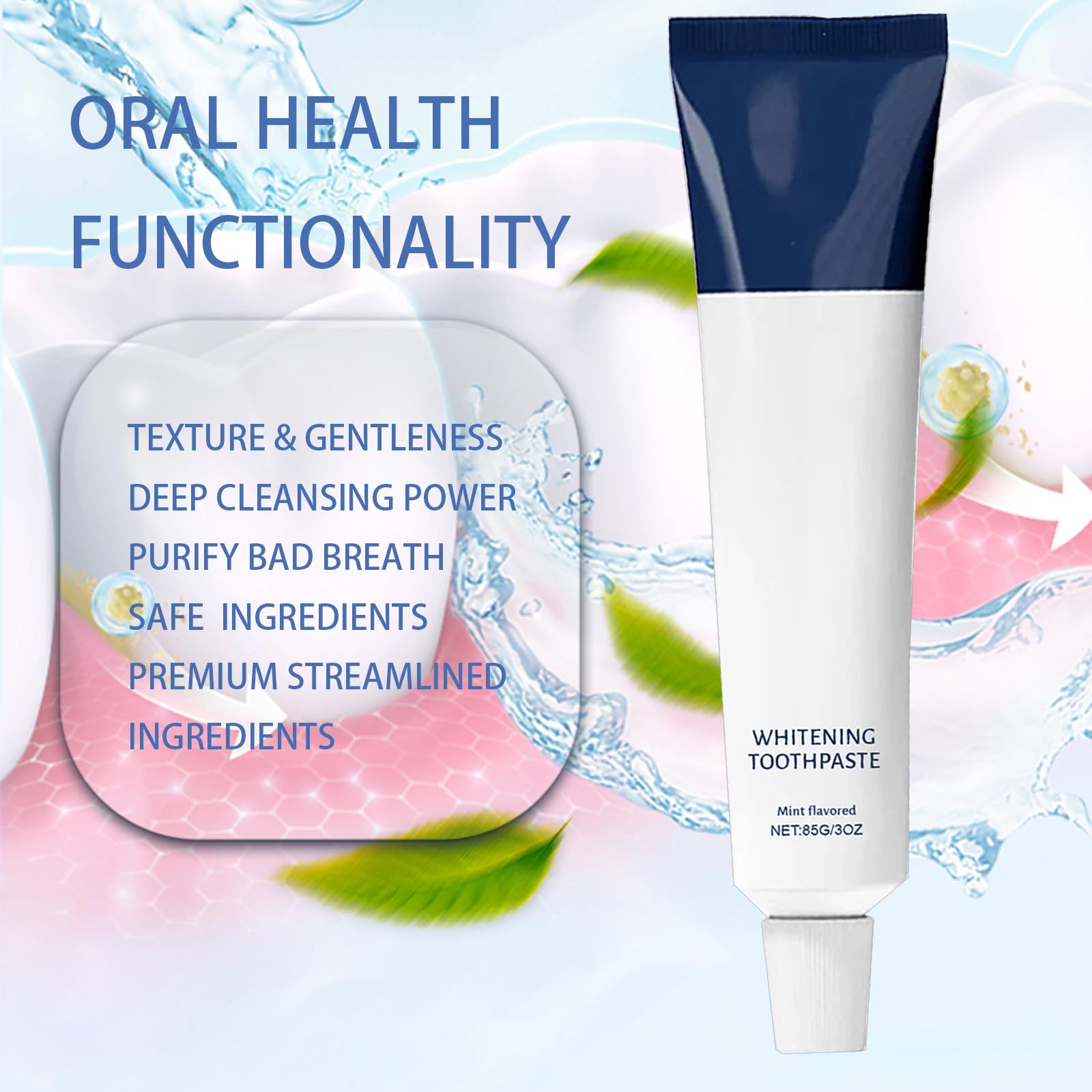 Fluoride-Free Hydroxyapatite Toothpaste with Coconut Oil & Xylitol