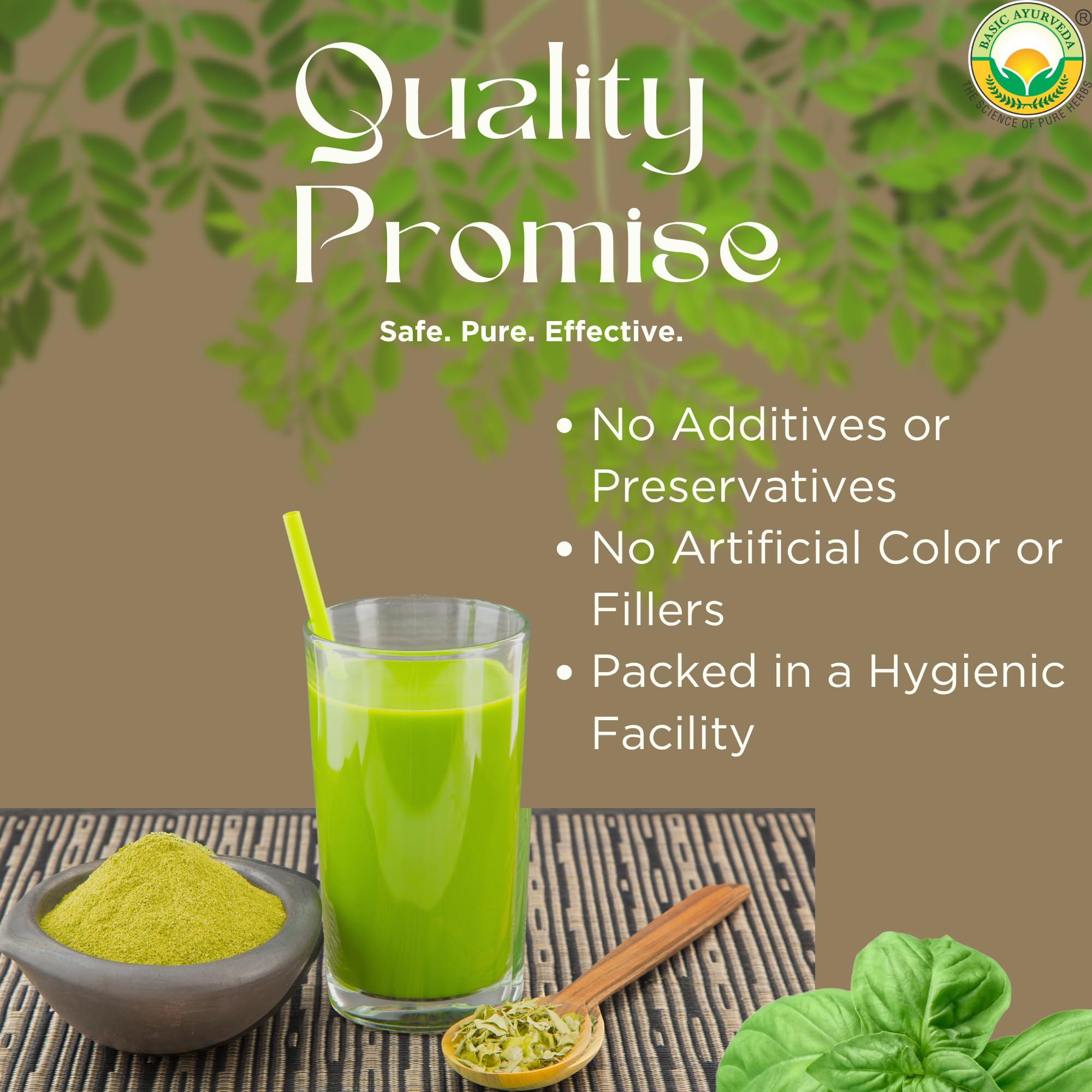 BASIC AYURVEDA Bhringrajasava Drink | 16.23 Fl Oz (480ml) | Natural Ayurvedic Syrup | for Healthy Hair & Immune System