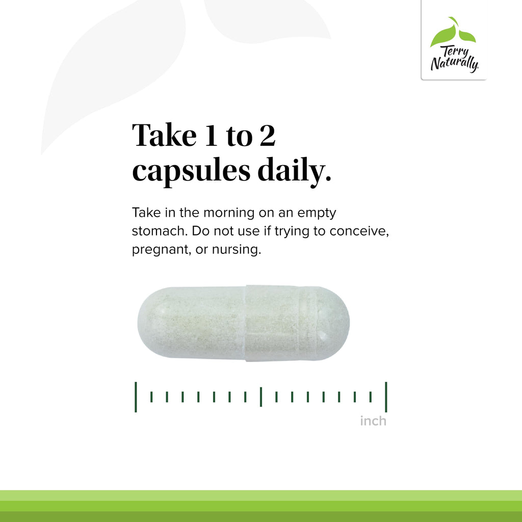 Terry Naturally Thyroid Care Plus - Supports Thyroid Health, Energy & Hair (120 Capsules)