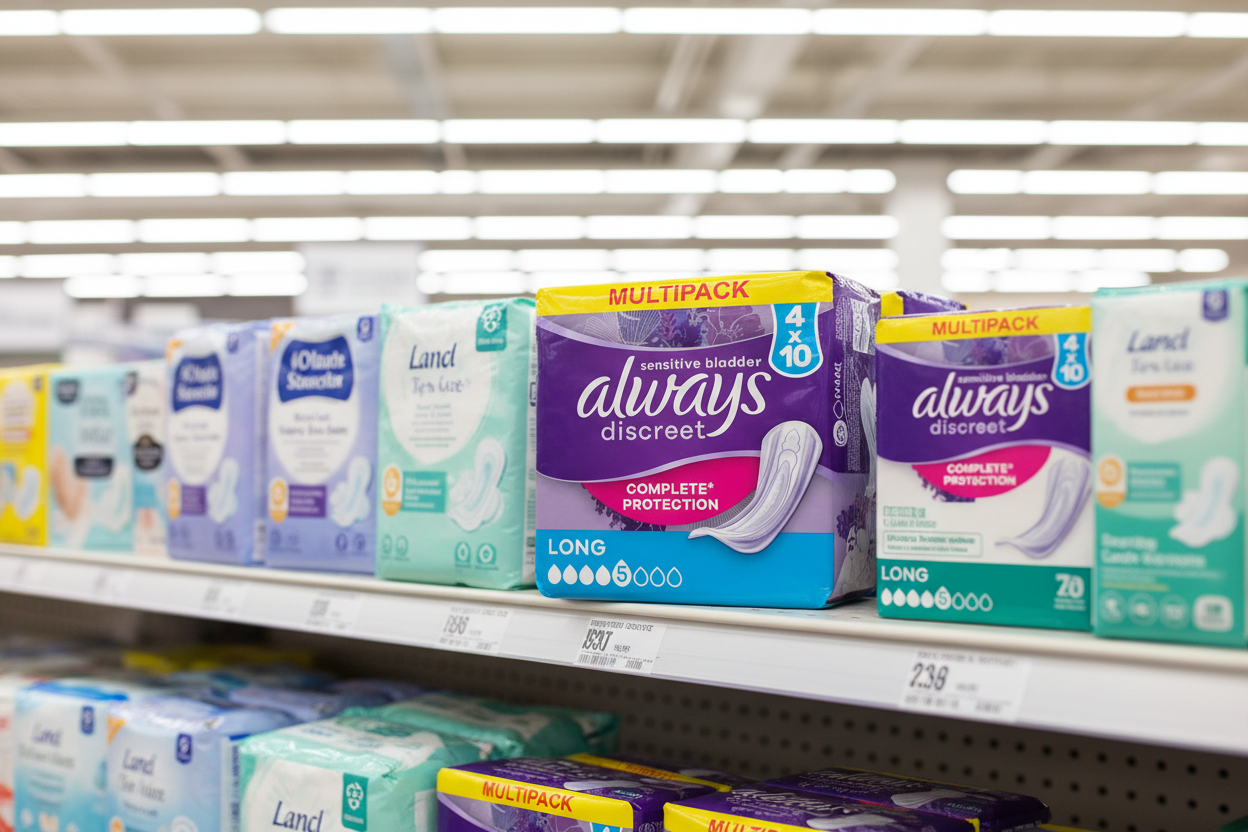 4 x Always Discreet Long  - 10 PACK