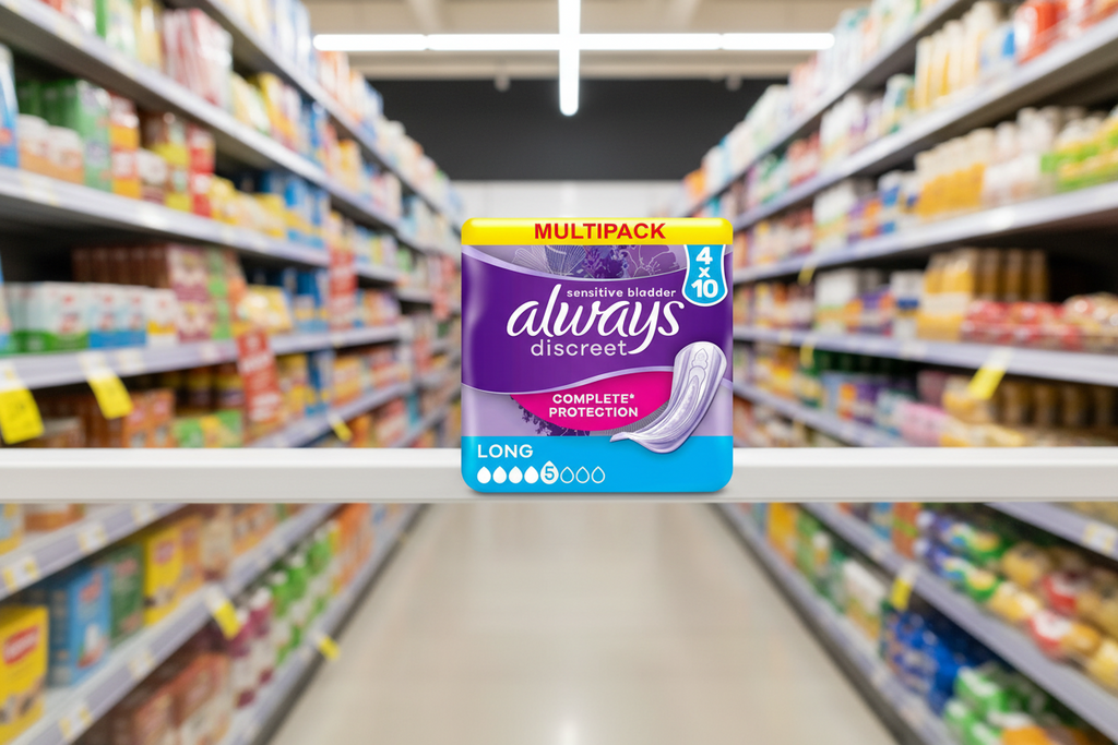 4 x Always Discreet Long  - 10 PACK