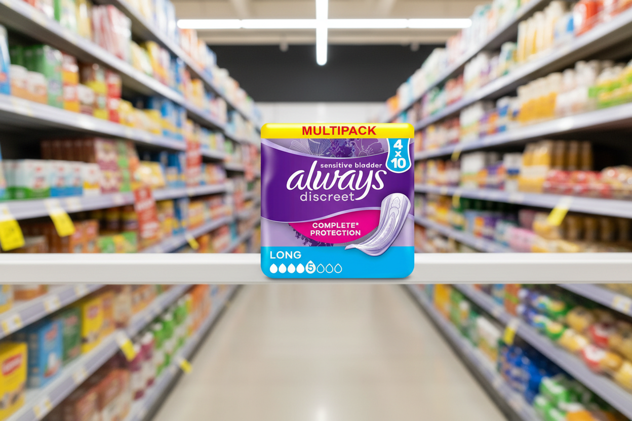 4 x Always Discreet Long  - 10 PACK