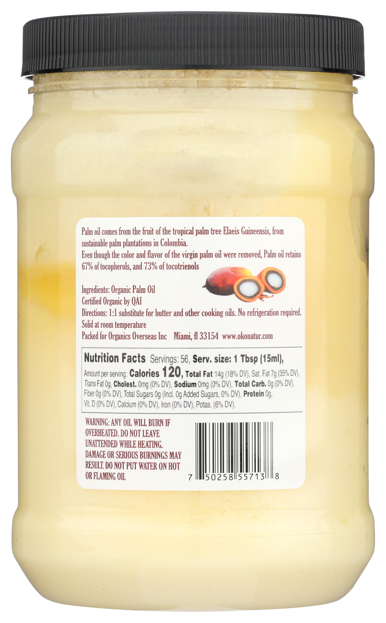 100% Sustainable Palm Oil - RSPO Certified | Food Grade - 28 Fl Oz