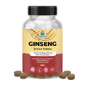 Amazing Botanicals Panax Ginseng Extract Tablets - 200mg, 80% Ginsenosides - Energy & Focus - 30 Tablets