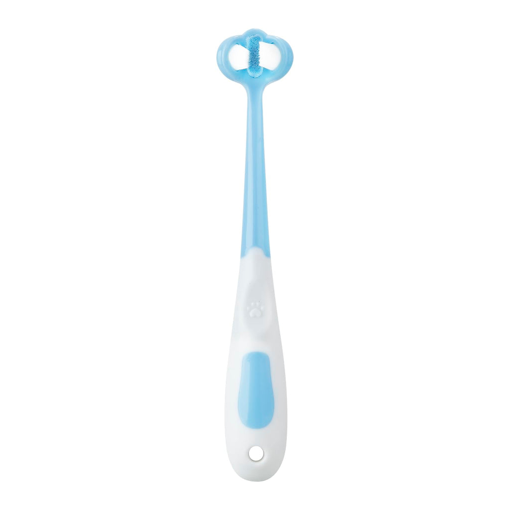 PandaEar 3-Pack Baby Toothbrush - 3-Sided Training Brush for Ages 1-4