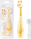 Papablic Toddler Sonic Electric Toothbrush – Bunny Cover, Ages 1-3, 2 Brush Heads