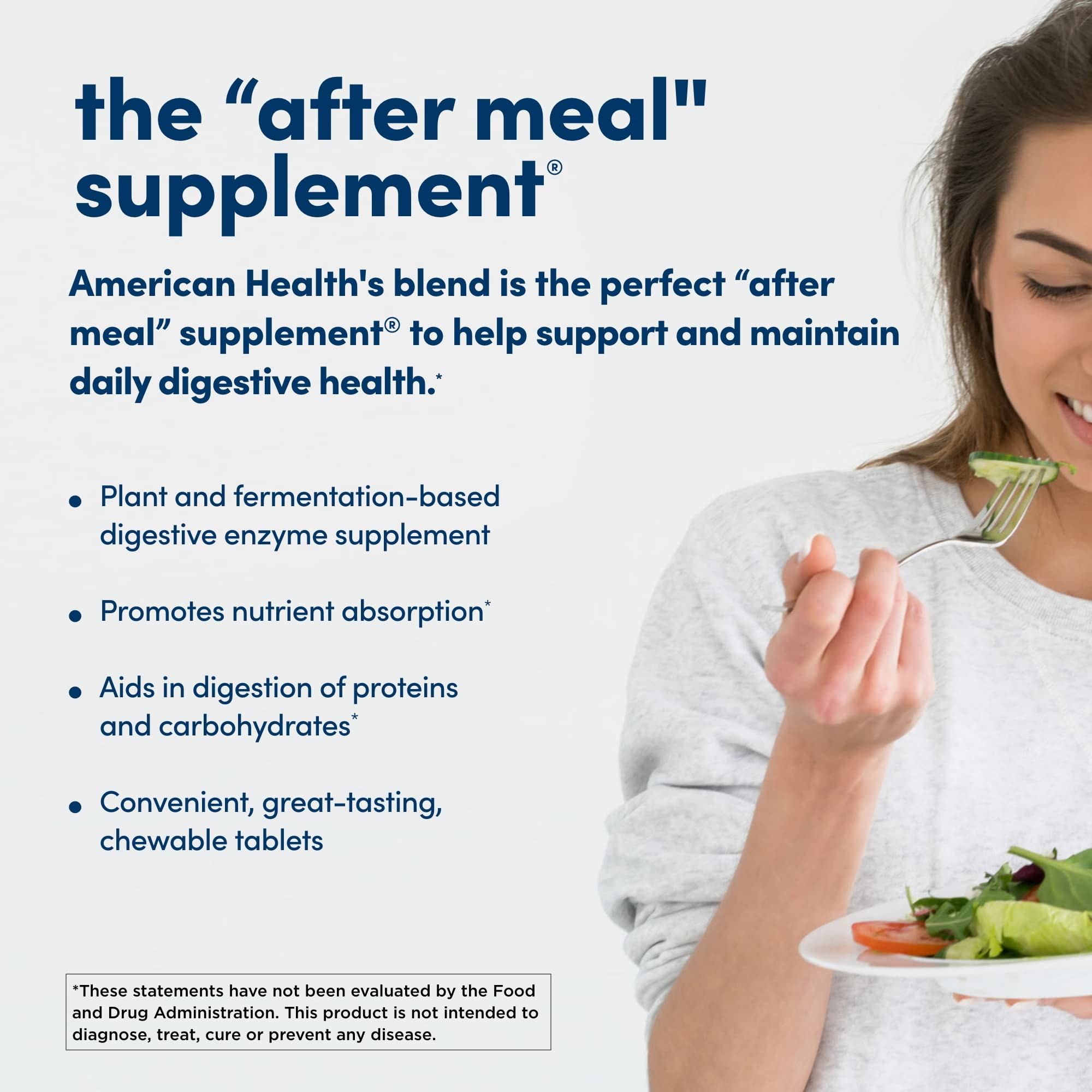 American Health Papaya Enzyme - 600 Chewables, 2-Pack | After-Meal Digestive Enzymes, Non-GMO & Vegan
