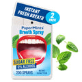 Papermints Breath Spray – Instant Fresh Breath 2 Pack | Sugar-Free, Portable Mint for Adults
