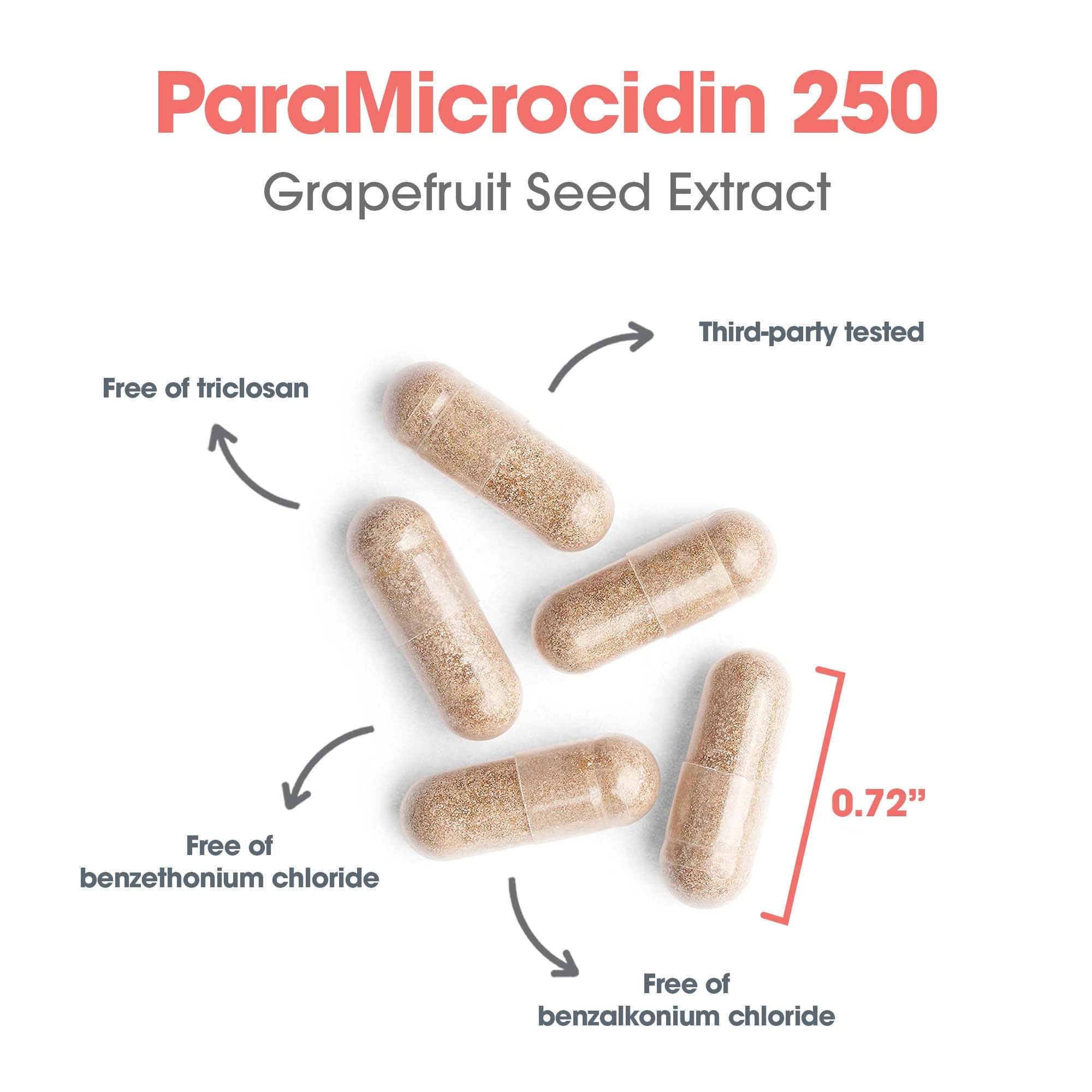 ParaMicrocidin 250 Supplement by Allergy Research Group - 120 Count