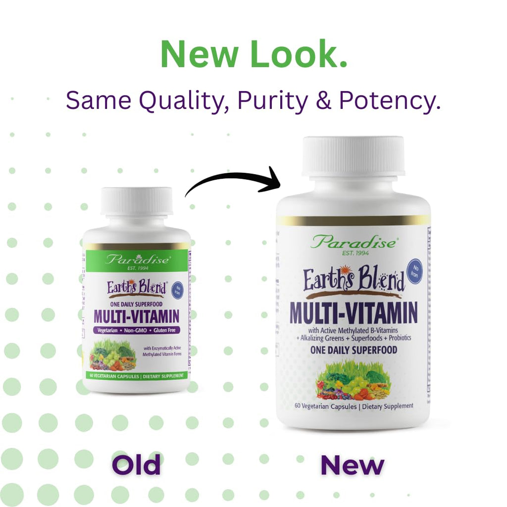 Paradise Herbs Earth's Blend Multivitamin for Men – Pack of 2