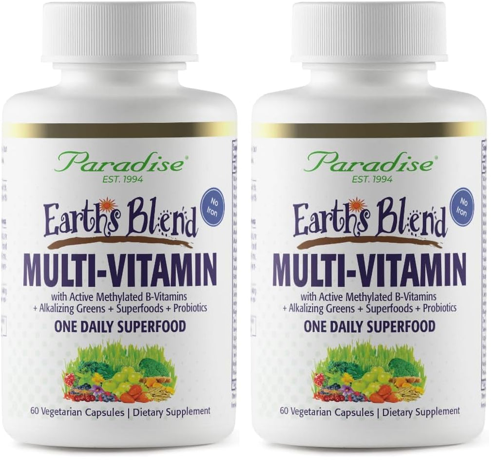 Paradise Herbs Earth's Blend Multivitamin for Men – Pack of 2
