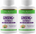 Paradise Herbs Ginseng Root Extract – Energy & Well-Being, Vegan, Non-GMO, Gluten Free, 60 Capsules (Pack of 2)