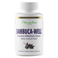 Paradise Herbs Sambuca-Well 50:1 Elderberry Extract – Vegan, Non-GMO, Gluten Free | 60 Veg Capsules