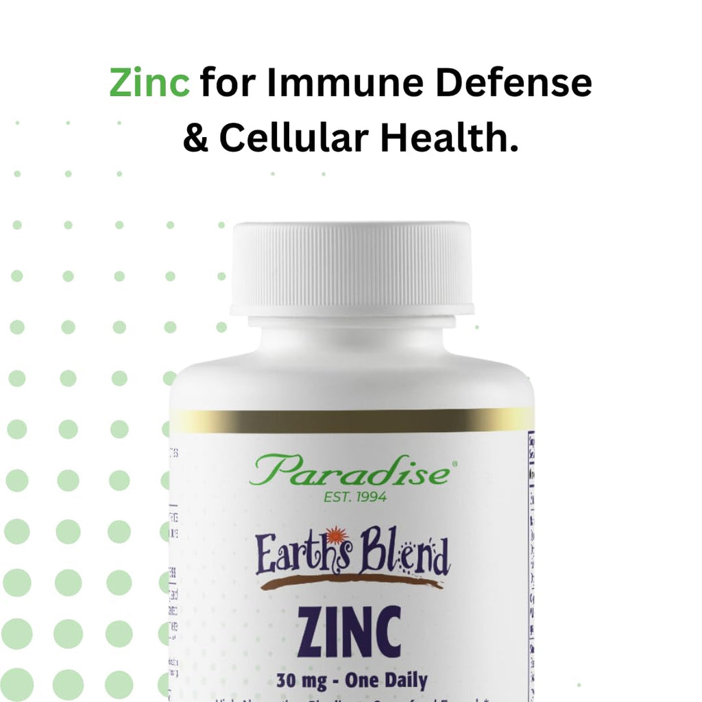 Paradise Herbs Zinc Picolinate with Natures C – Immune Support, 30 mg, 90 Capsules (Pack of 2) – Gluten Free, Non-GMO, Vegan