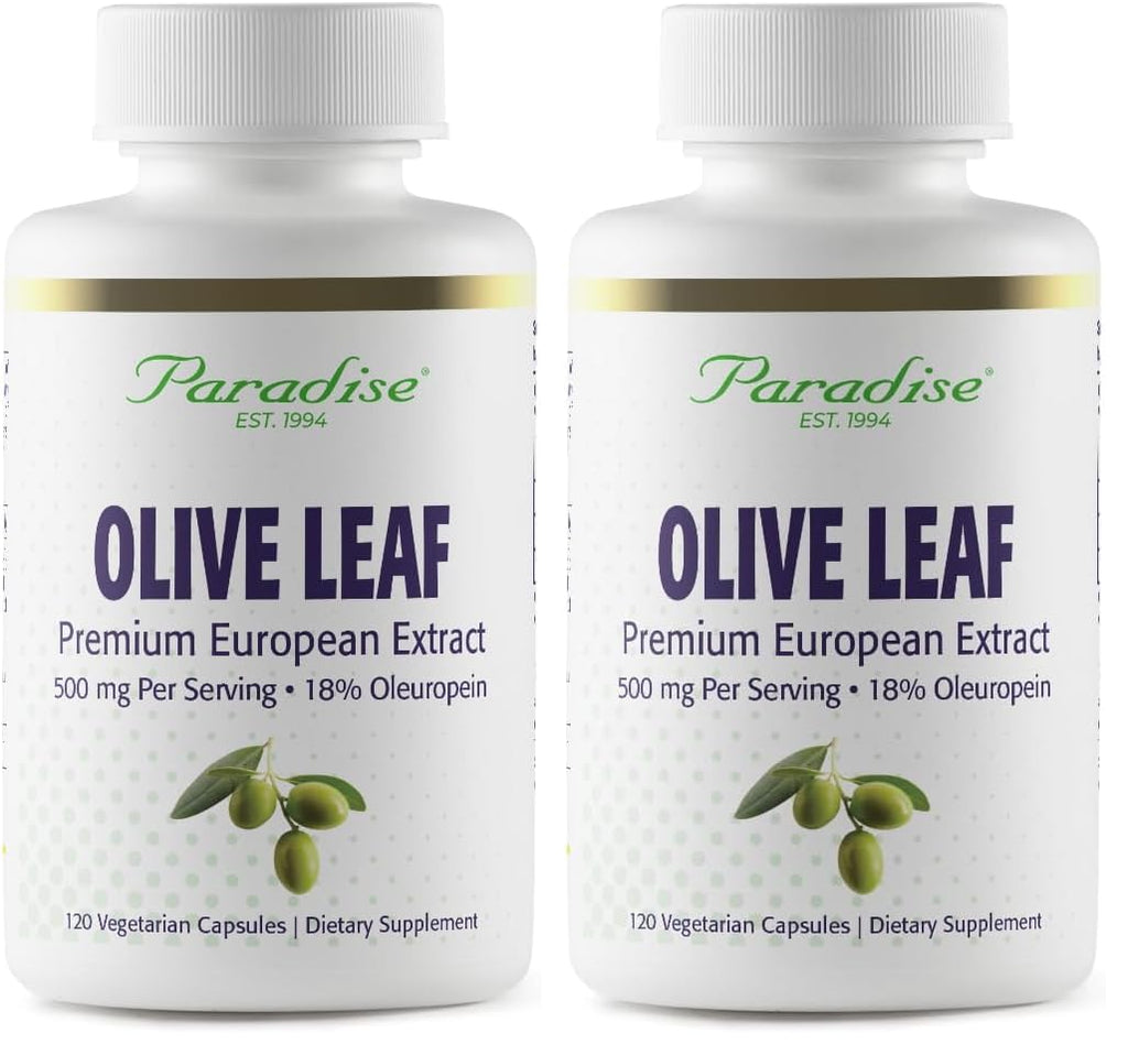 Paradise Olive Leaf Extract – Andalusian Olive Trees, 120 Veg Caps (Pack of 2)