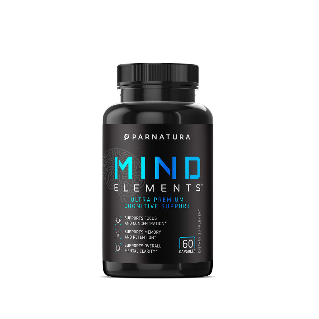 Parnatura Mind Elements Nootropic - Focus, Memory & Clarity | 60 Capsules