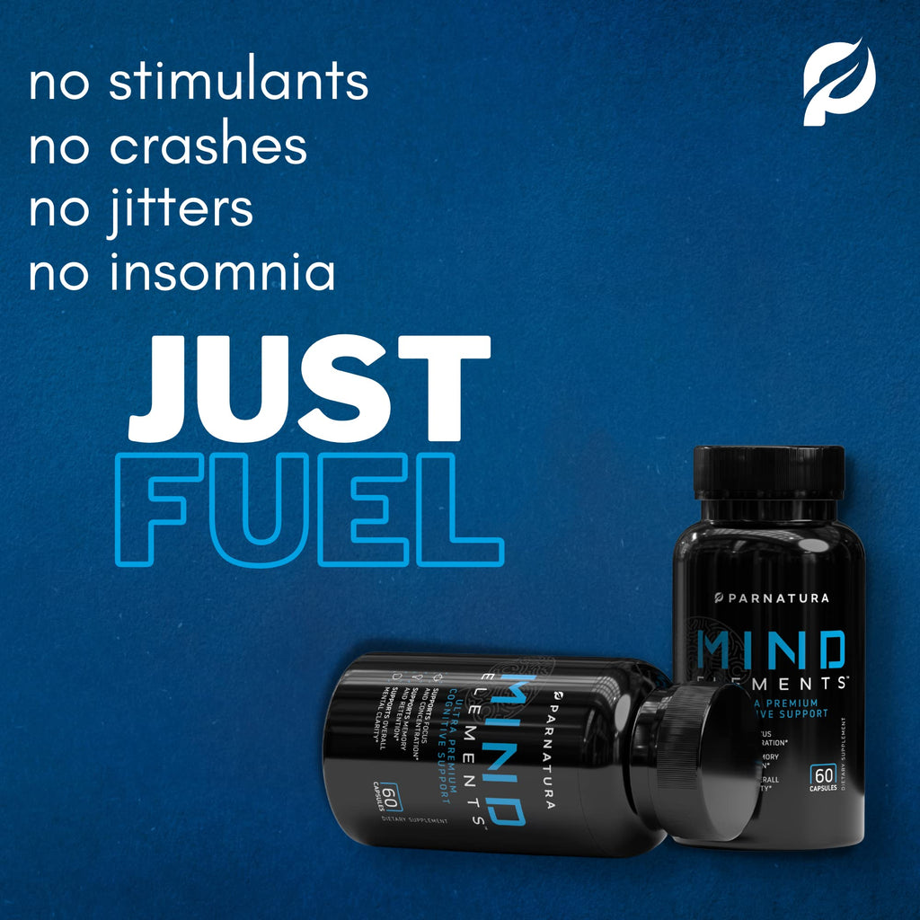Parnatura Mind Elements Nootropic - Focus, Memory & Clarity | 60 Capsules