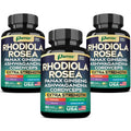 Parrox 8-in-1 Adaptogen Blend Capsules – Rhodiola, Ginseng, Ashwagandha, Turmeric | 3 Pack