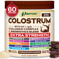 Parrox Colostrum Powder 40% IgG – 60 Servings (Chocolate) | Probiotics, Collagen & Vitamins