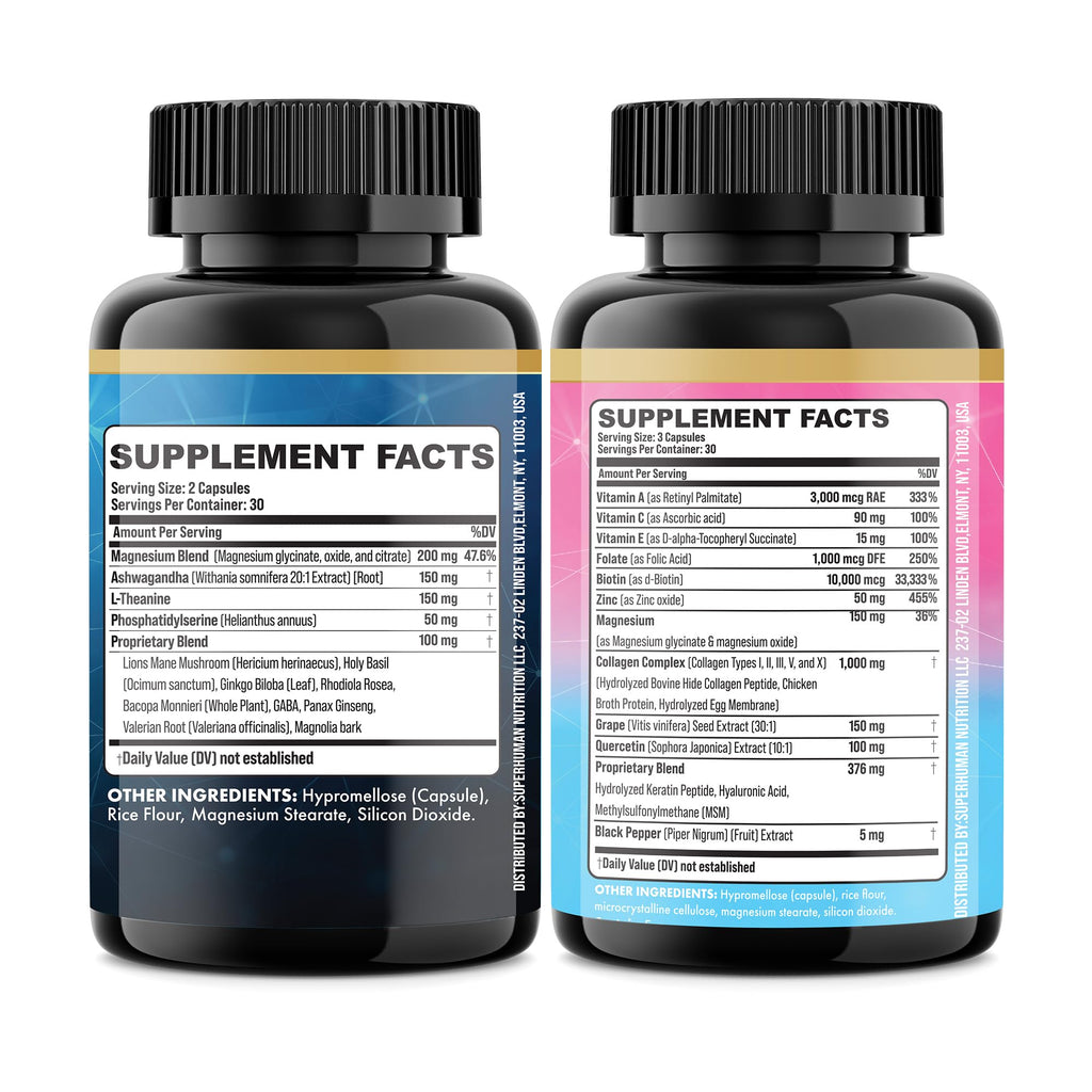 Parrox Shining Serenity Set – Cortisol Support & Collagen (2 Pack)
