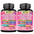 Parrox Myo-Inositol 16-in-1 Supplement – 2 Pack with D-Chiro Inositol, Berberine, D3 + K2