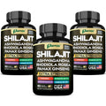 Parrox Shilajit 8-in-1 Supplement – 180 Caps | Shilajit, Ginseng, Ashwagandha, Rhodiola, Turmeric