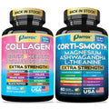 Parrox Shining Serenity Set – Cortisol Support & Collagen Duo with Ashwagandha, L-Theanine, Magnesium, and More