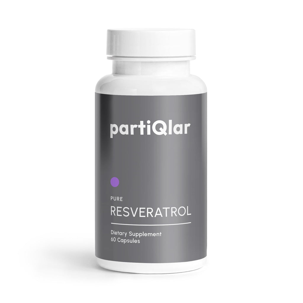 partiQlar Trans-Resveratrol 500mg – 60 Vegan Capsules | 3rd-Party Tested